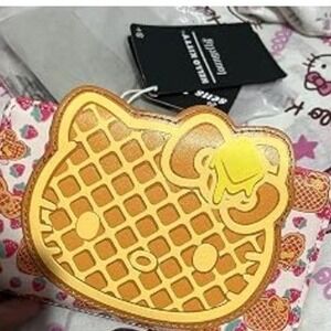 Loungefly Wallet Womens OS Pink Sanrio Hello Kitty Breakfast Waffle NWT